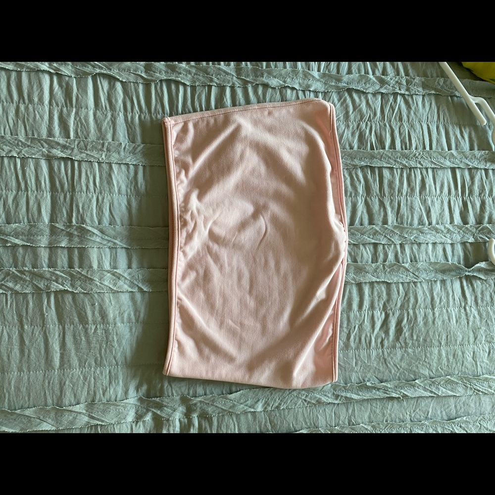 Baby pink tube top